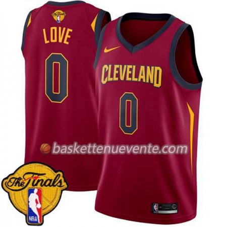 Maillot Basket Cleveland Cavaliers Kevin Love 0 2018 NBA Finals Nike Rouge Swingman - Homme